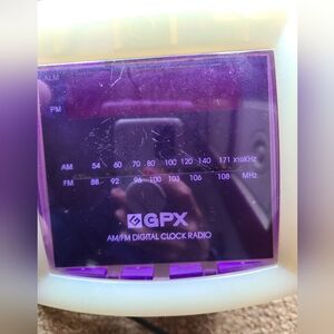 Perfect for young kids first alarm & radio. Fun color, see through, easy to use.